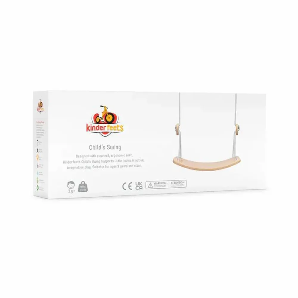 Clearance Kinderfeets Trægynge til indendørs brug