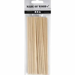 Clearance Creativ Company Træpinde - 15 cm, Ø 4 mm, 20 stk