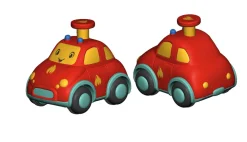 Clearance Tryk-og-kør bil (ass.), 1 stk