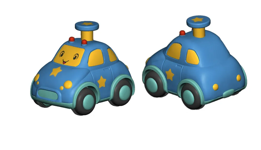 Clearance Tryk-og-kør bil (ass.), 1 stk