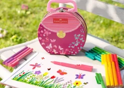 Sale Faber-Castell Tusser - Connector i kuffert-håndtaske, 33 stk