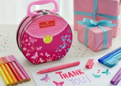 Sale Faber-Castell Tusser - Connector i kuffert-håndtaske, 33 stk