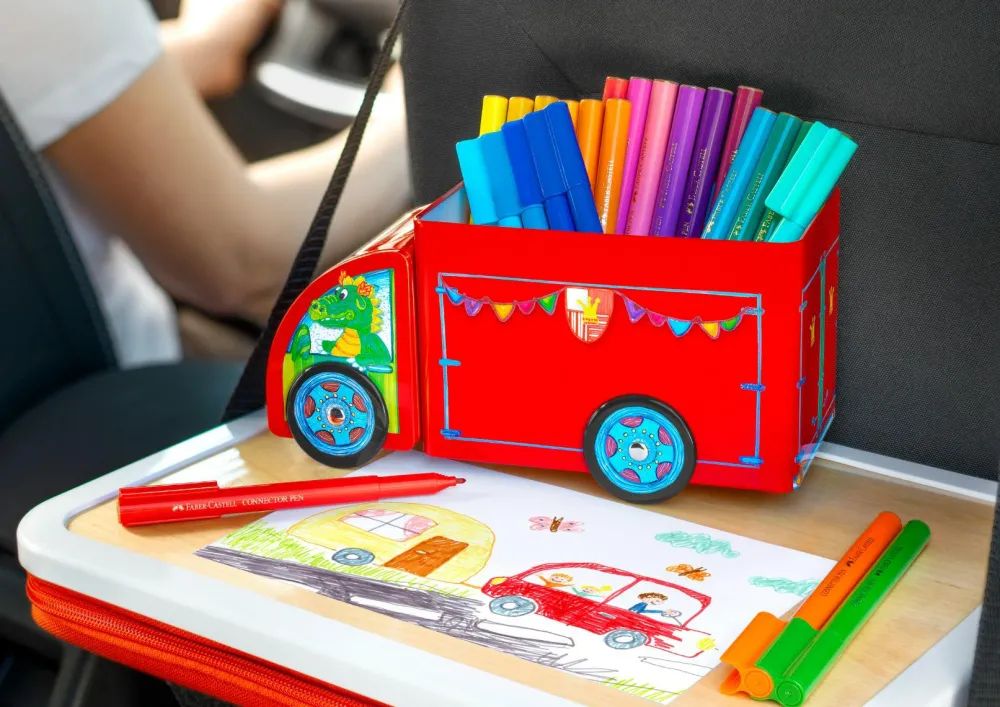 Sale Faber-Castell Tusser - Connector i lastbil, 33 stk