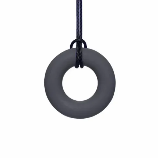Clearance Tyggesmykke, Ring - Ekstra hård, Mørkegrå