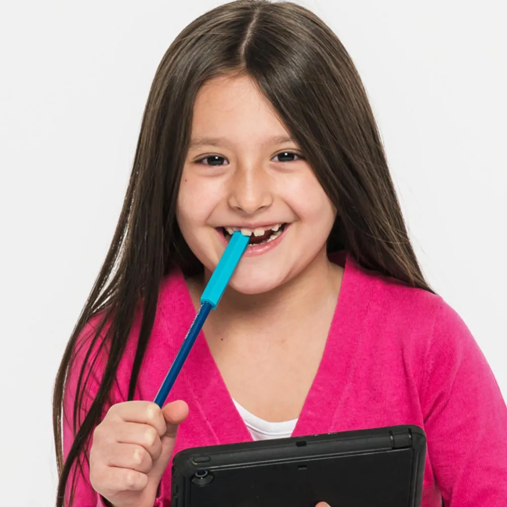 Discount Tyggetop, Krypto-Bite, Mørkeblå - Standard