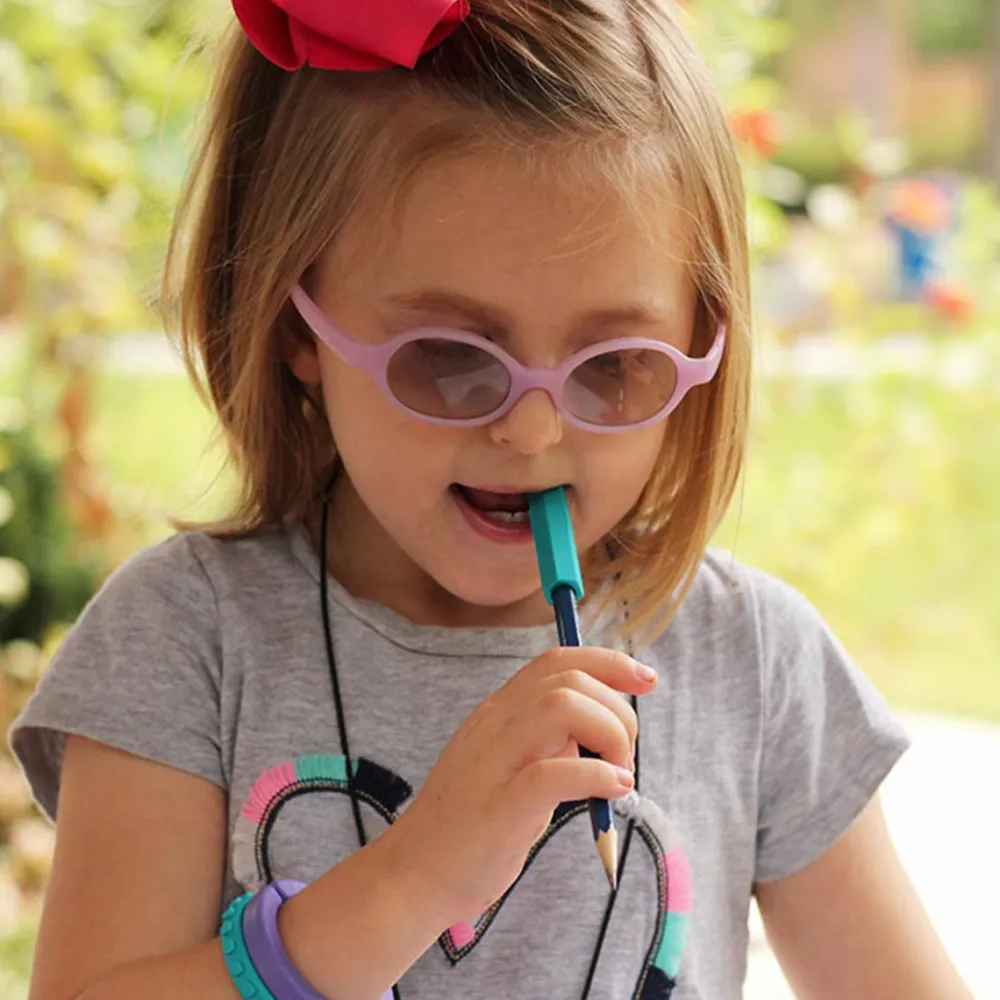 Discount Tyggetop, Krypto-Bite, Mørkeblå - Standard