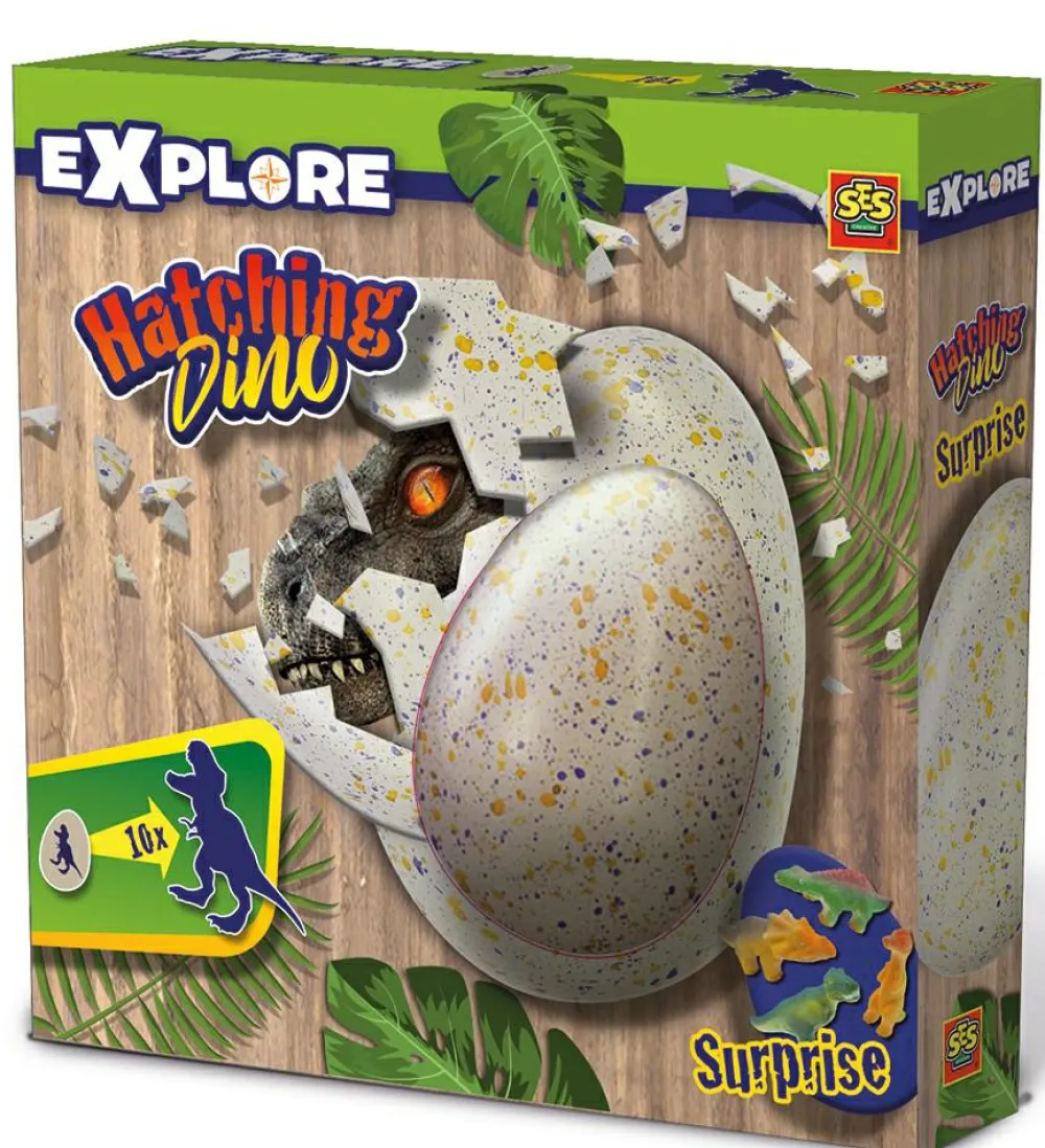 Clearance SES Creative Udklækningsæg - Dino