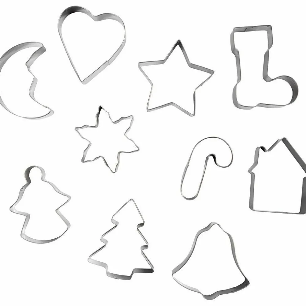 Sale Creativ Company Udstiksforme - Julemotiver, 10 stk