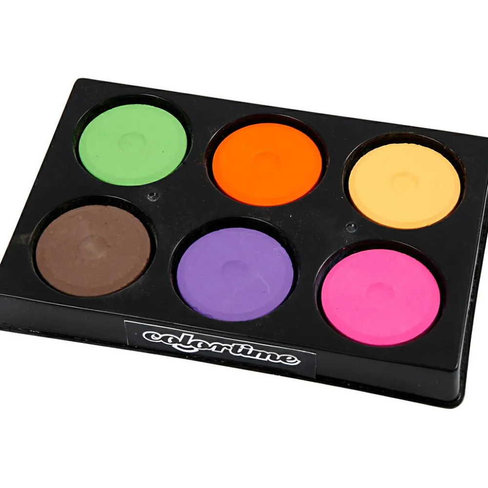 Creativ Company Vandfarver Ø5,7 cm - Kulørt, 6 stk