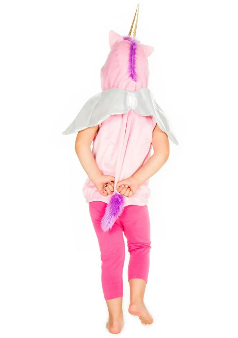 Sale Pretend to Bee Vest m. hætte - Enhjørning, str. 3-7 år