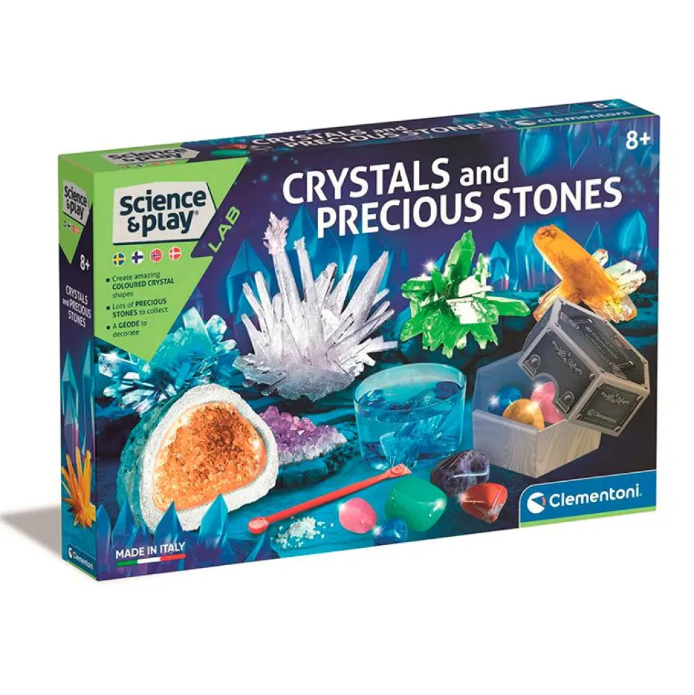 Best Clementoni Videnskabssæt - Krystaller og ædelsten