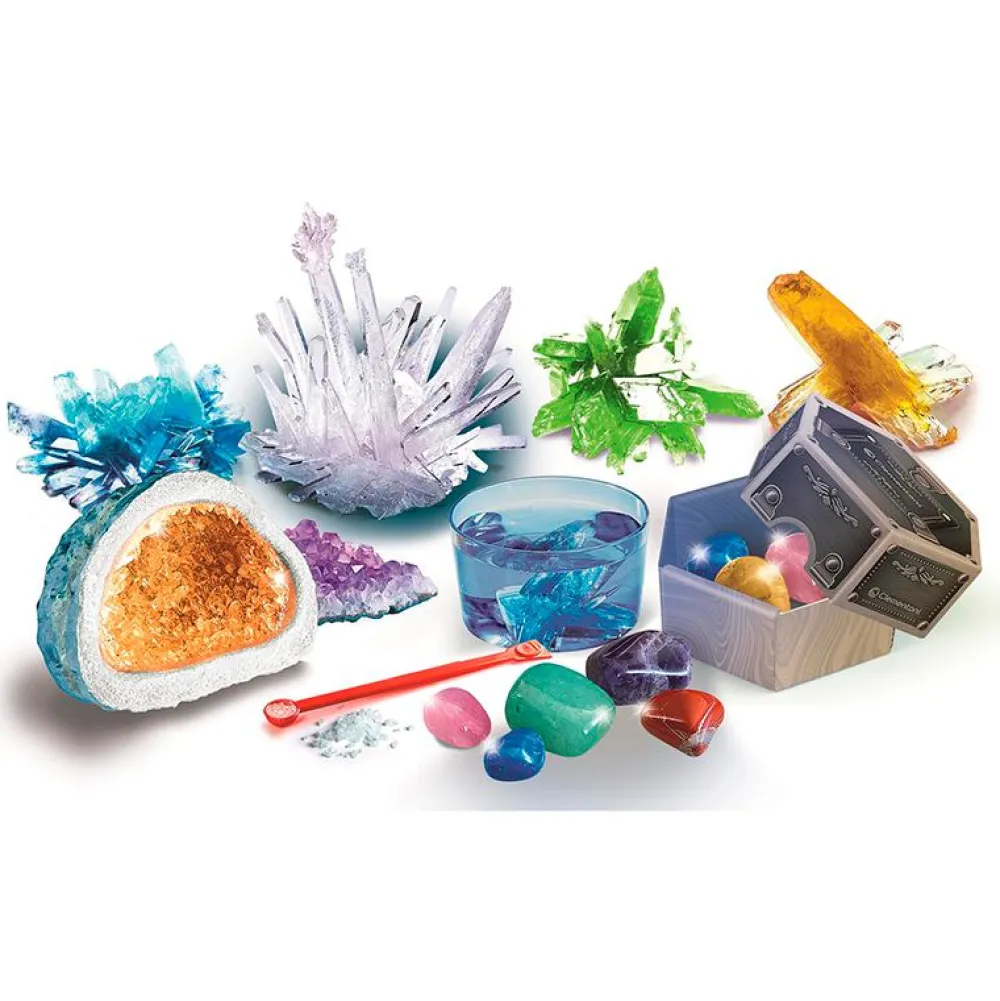 Best Clementoni Videnskabssæt - Krystaller og ædelsten