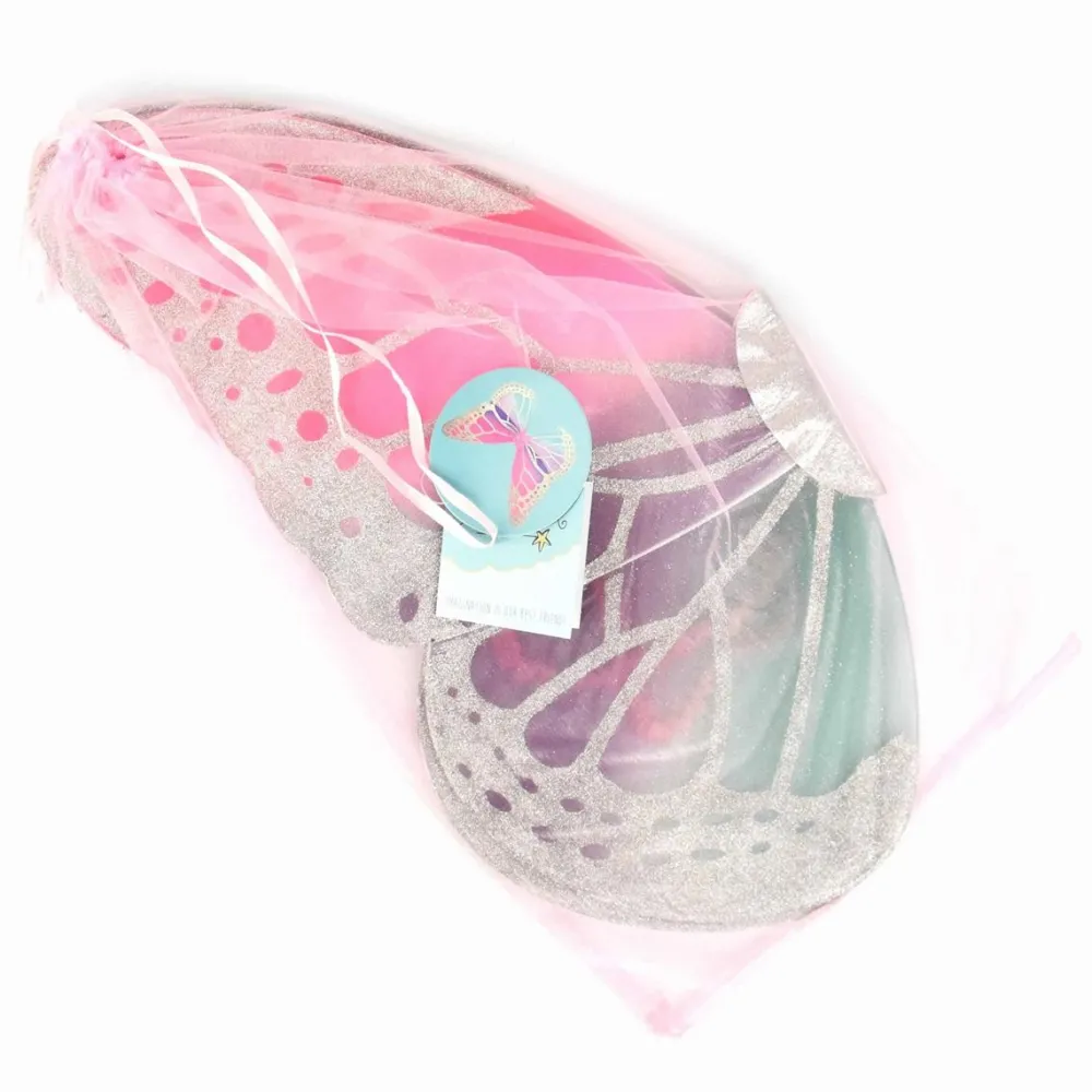 New Den Goda Fen Vingesæt med sølv glitter