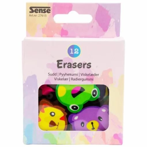 Clearance Viskelæder, 12 stk