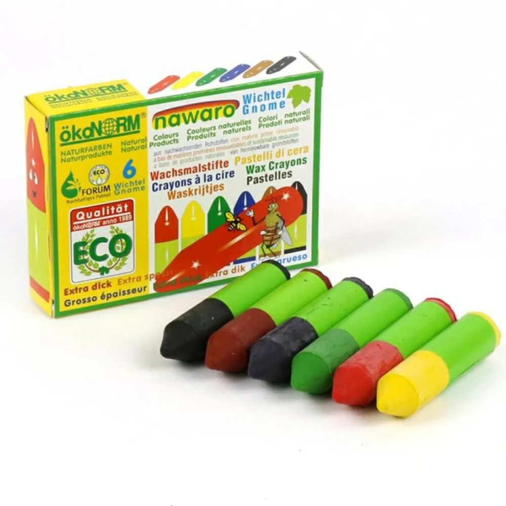 ökoNORM Voksfarver Mini - 6 stk
