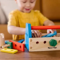 Best Melissa & Doug Værktøjskasse i træ med indhold