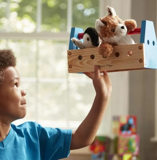 Best Melissa & Doug Værktøjskasse i træ med indhold