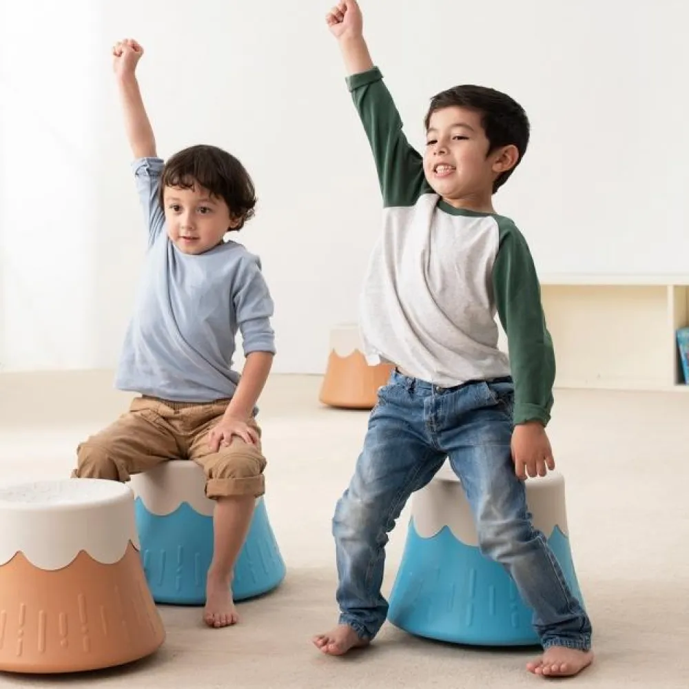 Sale Vuggende vulkan stol/skammel til børn