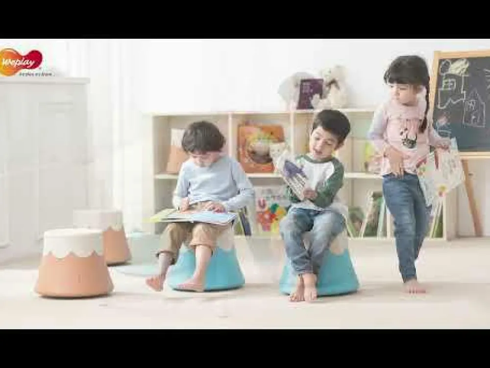 Sale Vuggende vulkan stol/skammel til børn